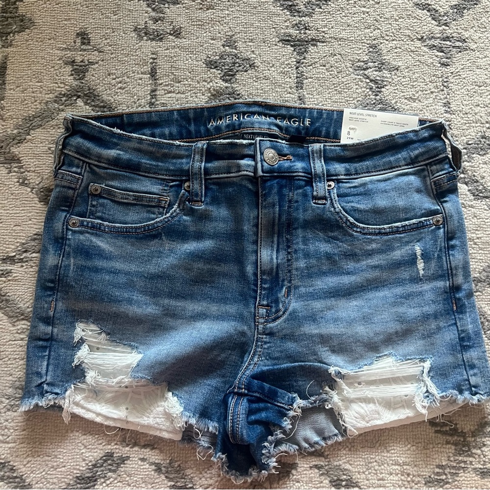 American Eagle Outfitters Women's Blue Denim Shorts